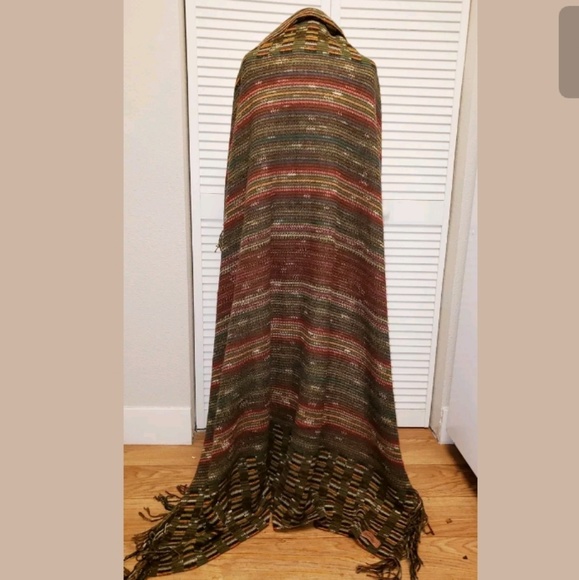 {Missoni} Wool Fringe Scarf Shawl Poncho. O/S - Picture 4 of 8